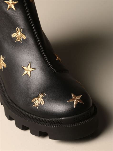 Gucci boots bees and stars